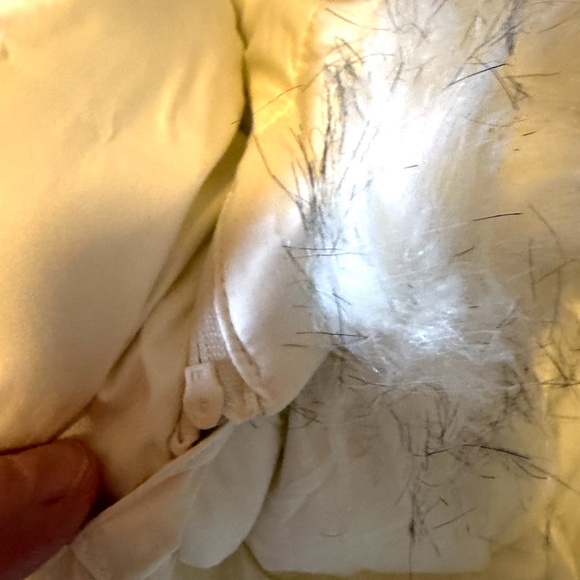 ZARA ecru removable hood water and wind protection puffer winter coat NWOT - Picture 8 of 16